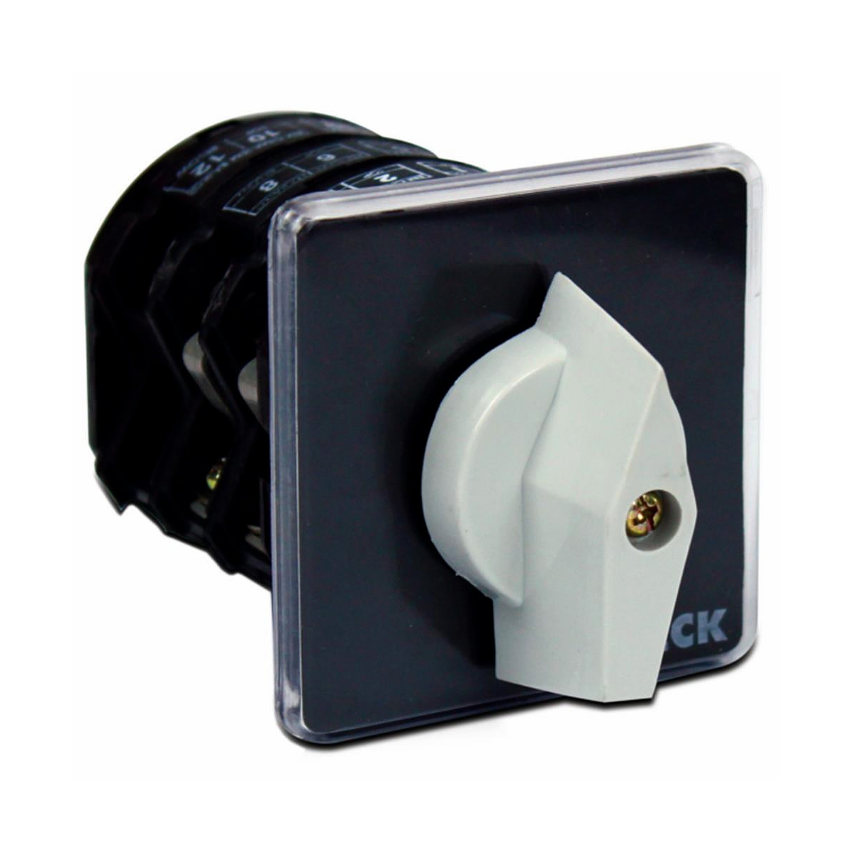 Chave Rotativa Lig/Desliga 3 Polos 63A 600V 2 Posições Topo Cinza - Steck