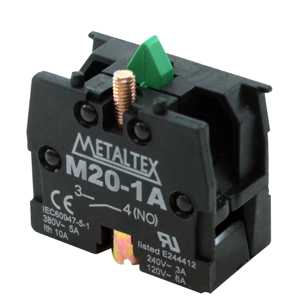 Bloco Contato Auxiliar Para Botão 1Na - Metaltex