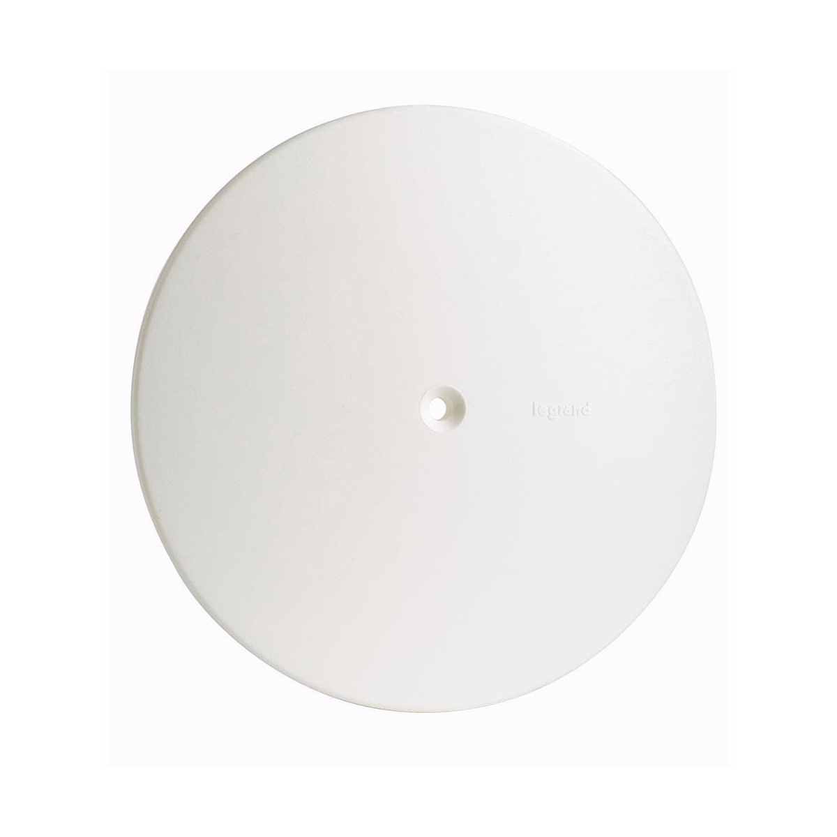 Placa Acabamento Cego Redonda 4 Polegadas Branco - Pialplus