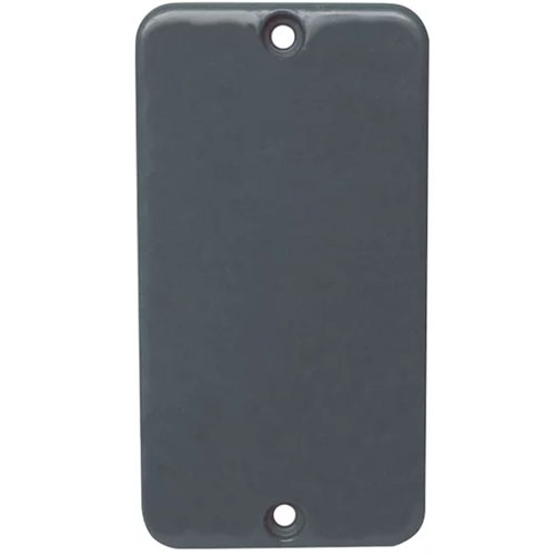 Tampa Pvc Para Condutor Reto 1/2 E 3/4 Cego Sem Vedação Cinza - Wetzel