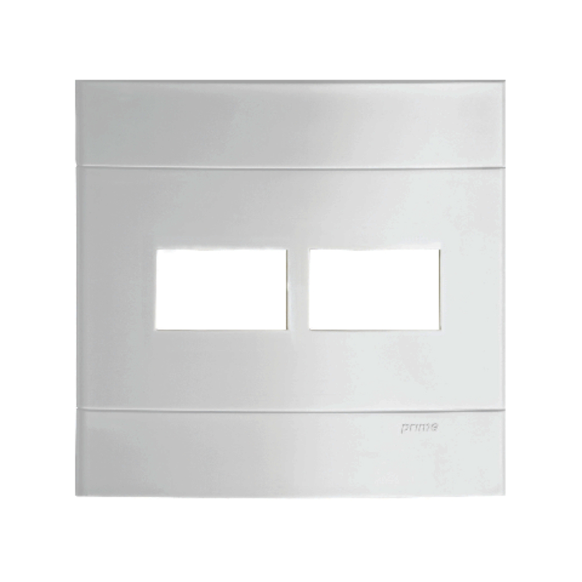 Placa Acabamento 2 Postos 4X4 Lunare Branco - Schneider Electric