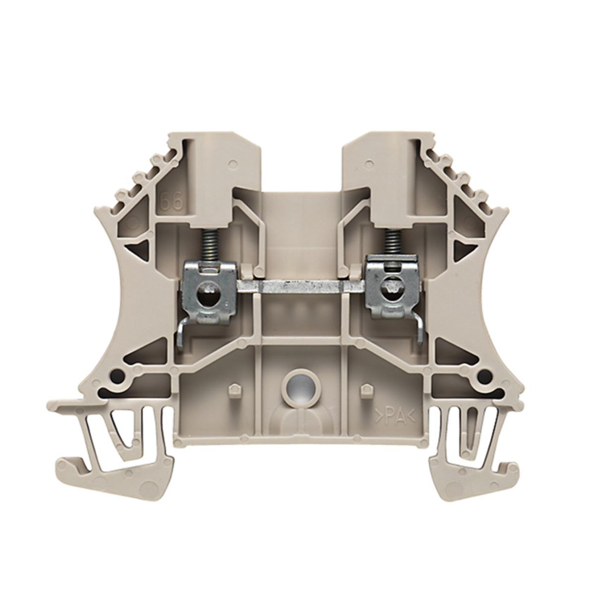 Conector Borne Passagem 2 Conexões 2,50mm 800V Bege WDU 2.5 - Conexel