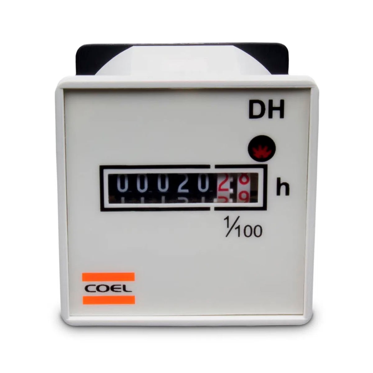 Totalizad Eletromecânicos Dhf 220Vca 60Hz 1/100H Trilho Din DHF 1/100 220V/60HZ - Coel