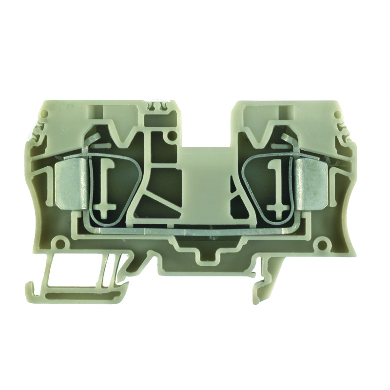 Conector Borne Passagem 2 Conexões 10mm 1000V Bege ZDU 10 - Conexel