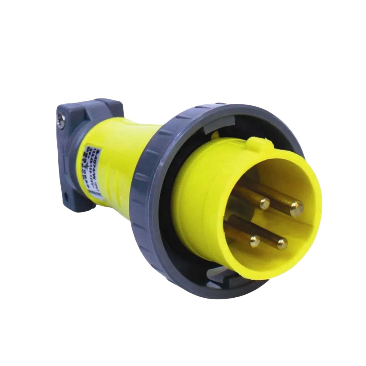 Plug Macho Móvel Prova D'água Poliamida 2P+T 16A 100-130V Am 4H Ip67 - Steck