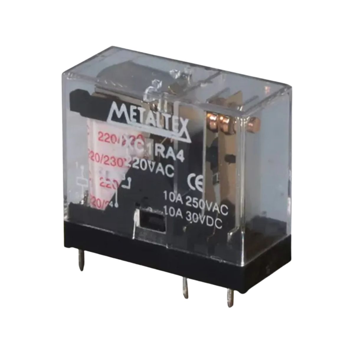 Relé Industrial Mini 10A 220V 2Rev (Dpdt) - Metaltex