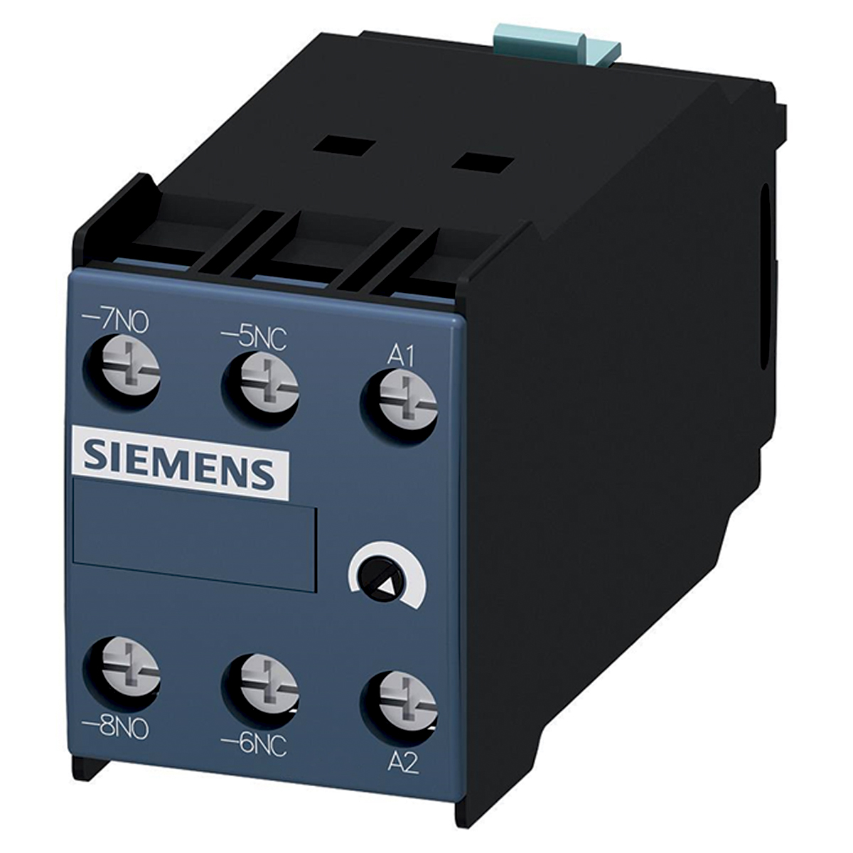 Bloco Contato Temporizador 220Vca/Cc Atraso Energia Para Contator S0 A S3 0,5 A 10S 3RT19262ED21 - Siemens