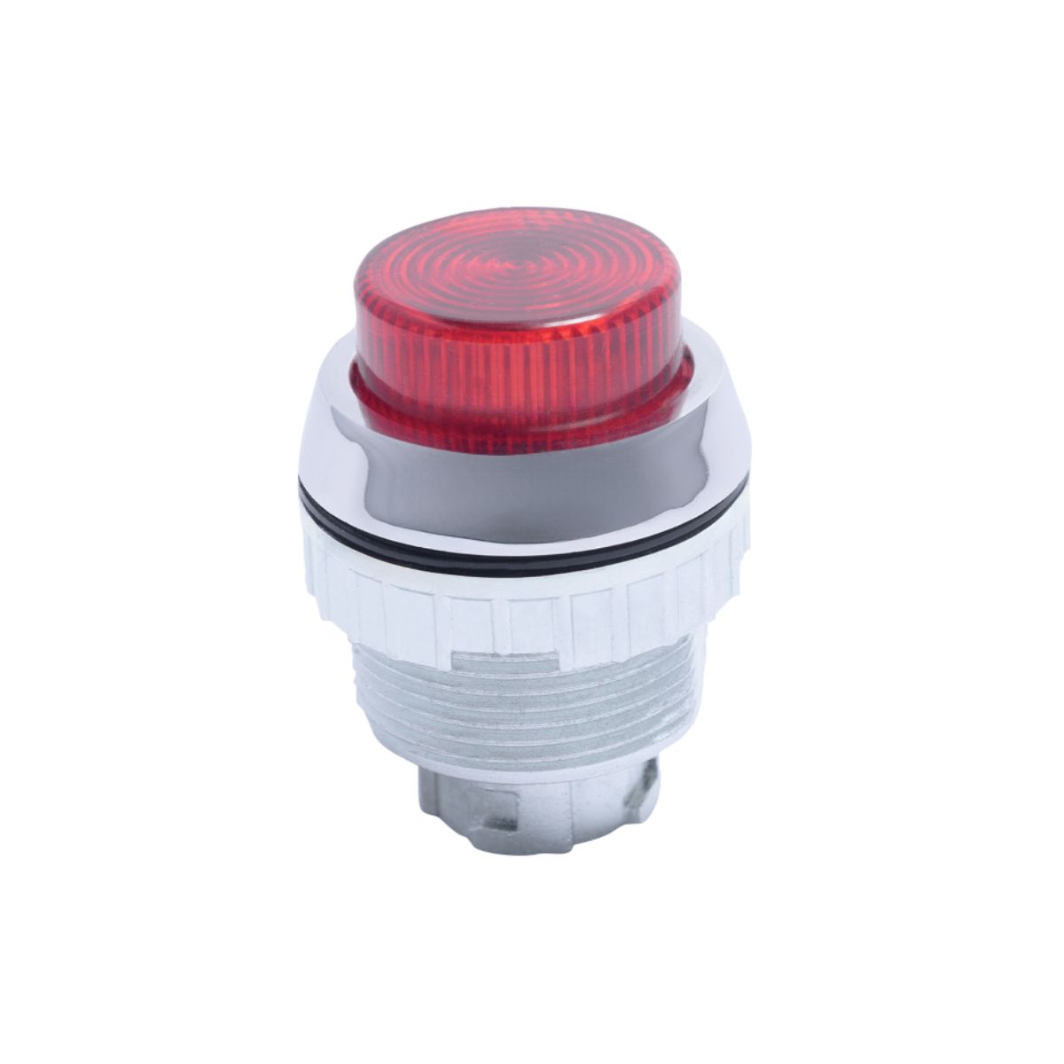 Botão Comando Pulsador Saliente Iluminado Redondo 30 mm Metálico Vermelho - Ace Schmersal