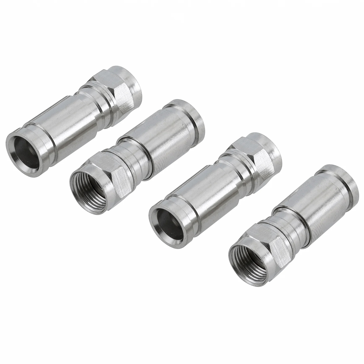 Conector Antena Fêmea Rg06 Com 4 Unidade Com Anel - Mavel