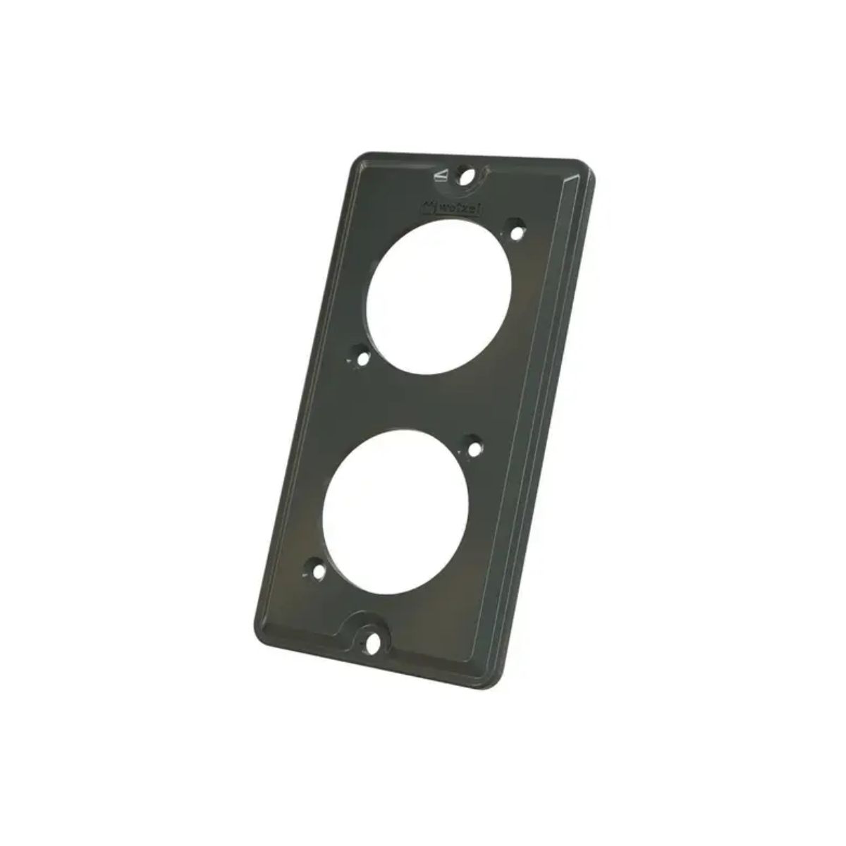 Tampa Condulete 2 Tom Redonda Pvc 1Pol Cinza S/Vedação - Wetzel