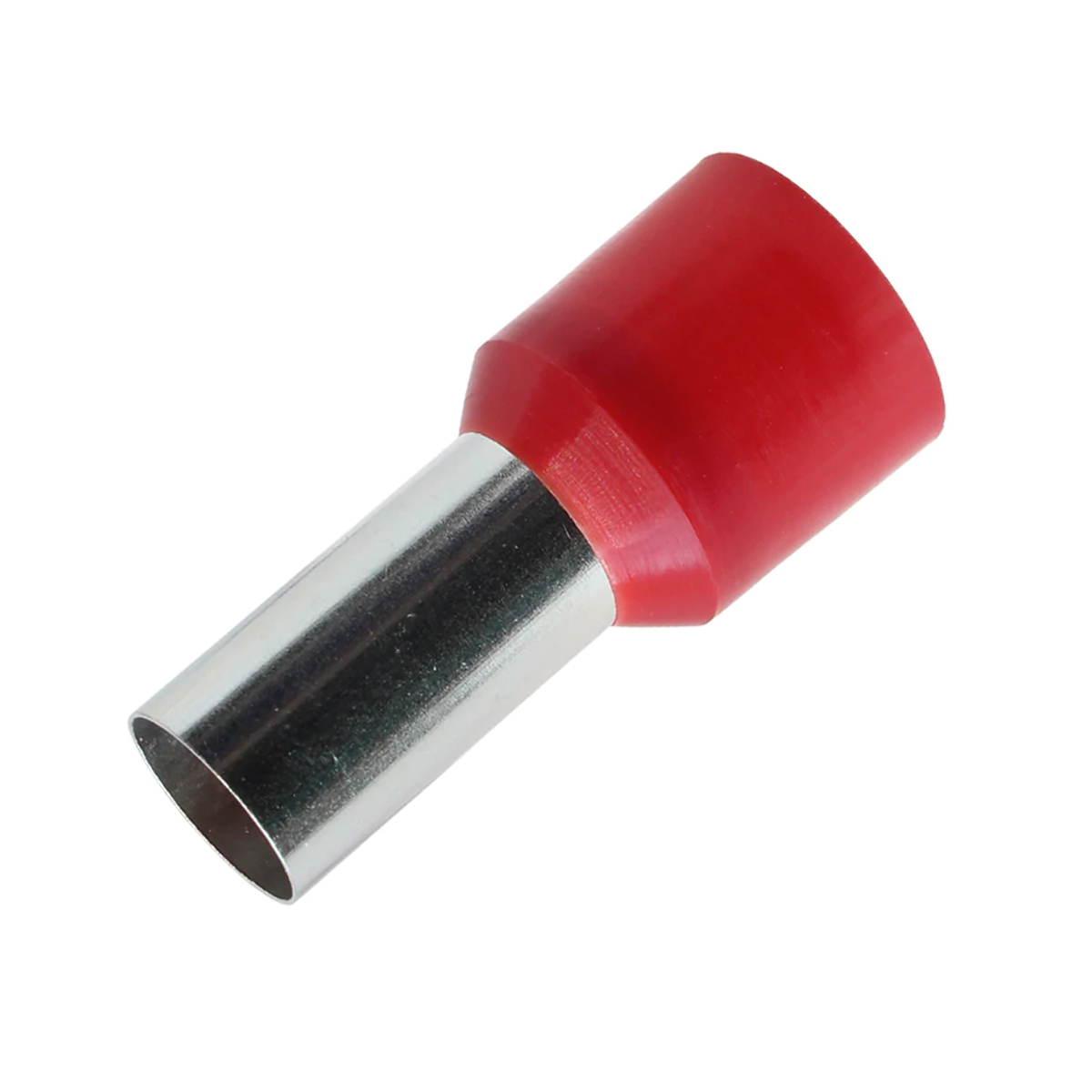 Terminal Tubular Ilhos 35mm Pré-Isolado Vermelho 100 Unidades - Conexel