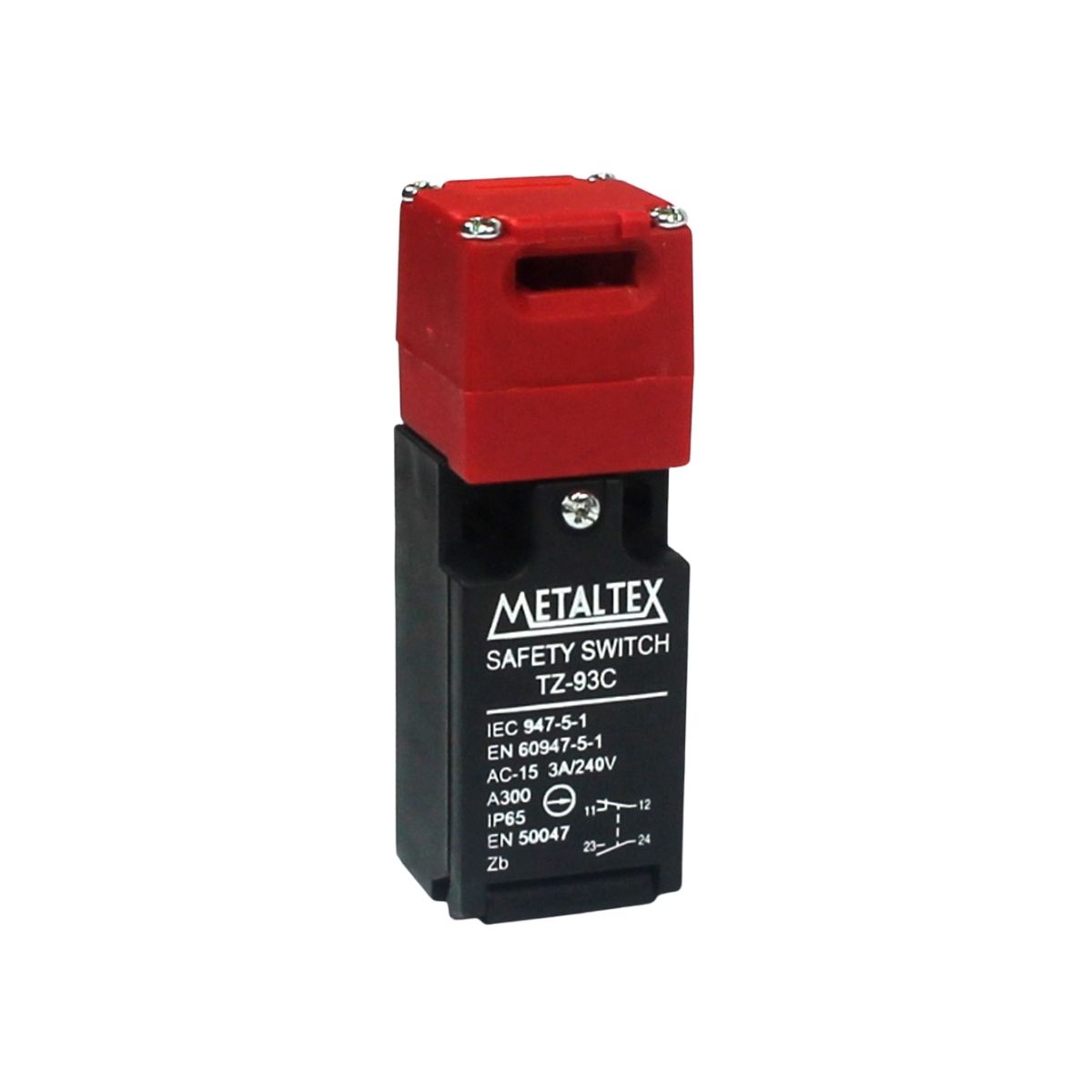 Chave Segurança Fim De Curso Plástico 3A 1Na+1Nf Ip65 - Metaltex