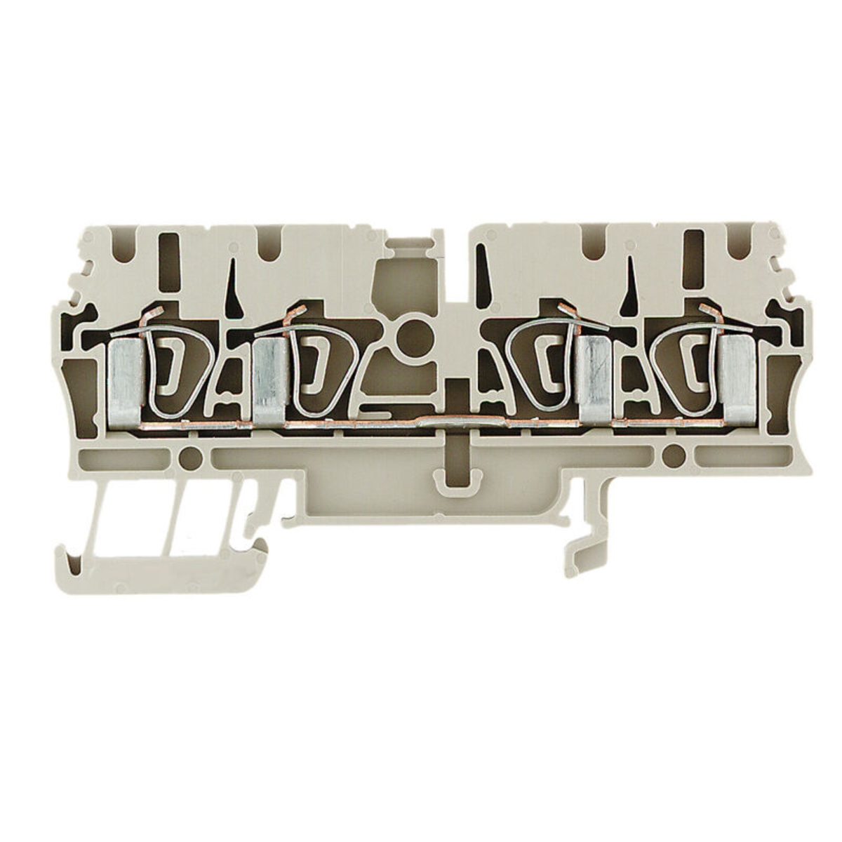 Conector Borne Passagem 4 Conexões 2,50Mm 800V Bege - Conexel