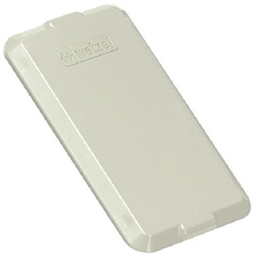 Tampa Pvc Pressão Para Conduletes Reto 1/2 E 3/4 Sem Pintura Cego Sem Vedação Branco - Wetzel