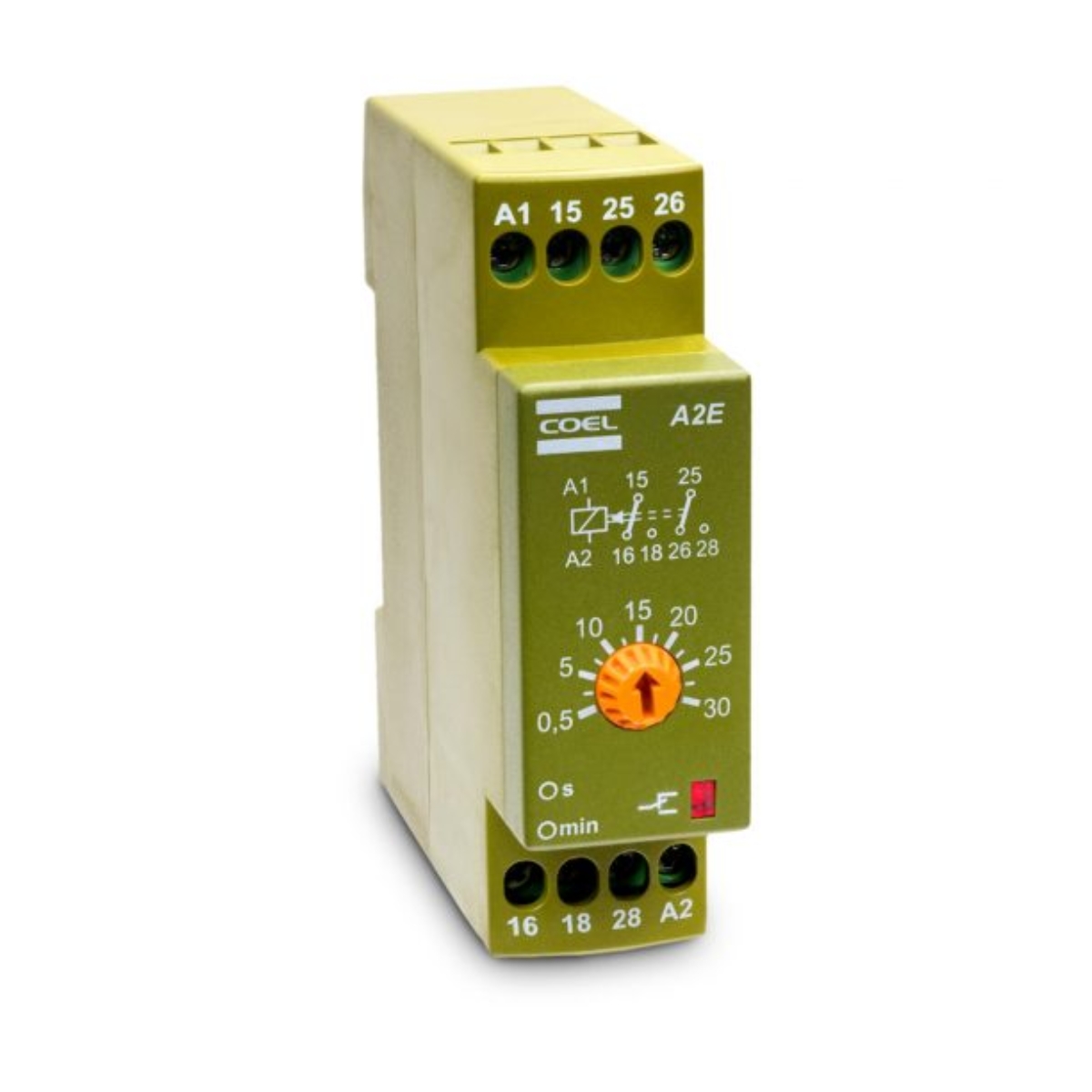 Rele Temporizador Eletrônico Retardo Energização 1,2-12H 2 Spdt 2Naf 110/220V 11307013 Coel