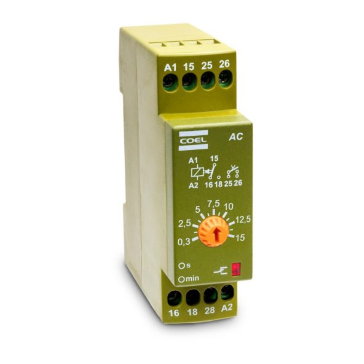 Rele Temporizador Eletrônico Prolongador Impulso 1-60Seg 1 Spdt (1Naf) 220V - Coel