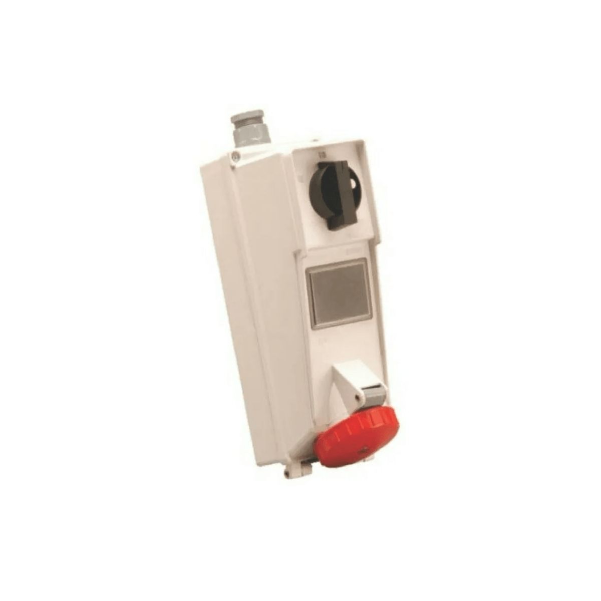 Tomada Industrial Femea Sobrepor Bloqueio Mecânico 3P+T 32A 380/440V Vm 6H C/Disjuntor Ip67 - Steck