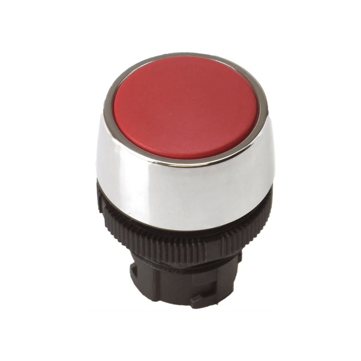 Botao Comando Pulsador Faceado Iluminado Red 22mm Plastico T