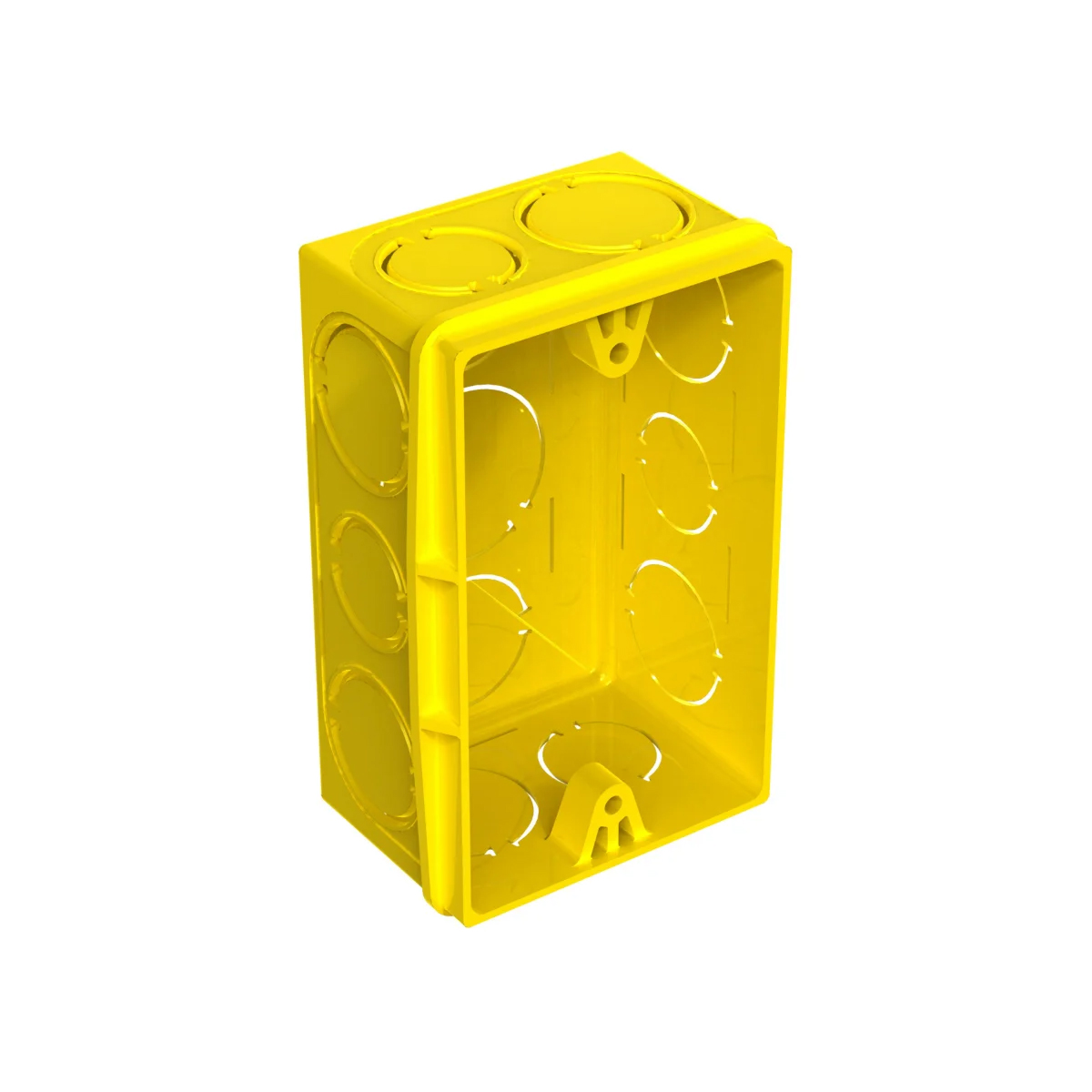 Caixa Tigreflex 4X2 Retangulo Amarela - Tigre