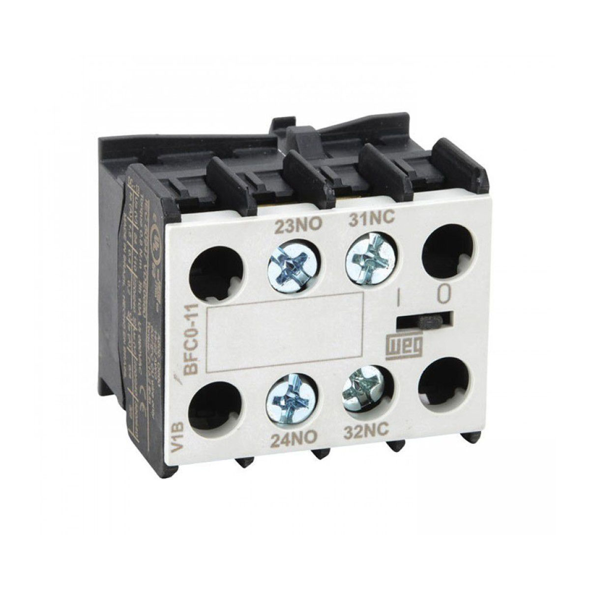 Bloco Contato Auxiliar Para Contator Frontal 1Na+1Nf Weg