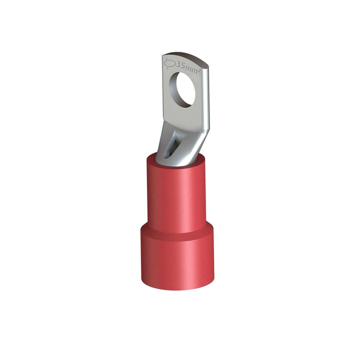 Terminal Olhal Tubular 35Mm Pré-Isolado Vm 1 Furo F=8,5Mm 5/16 (M8) - Magnet