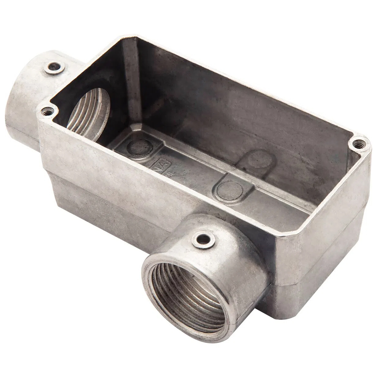 Condulete Alumínio Fixo Tipo Ll 3/4 Sem Rosca Sem Pintura Sem Tampa Sem Vedação - Daisa