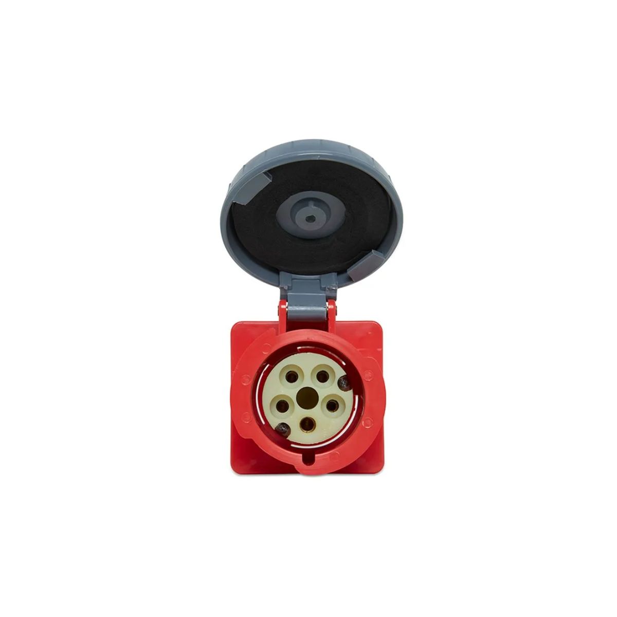 Tomada Industrial Femea Embutir 3P+N+T 32A 380/440V Vm 6H Ip67 - Steck