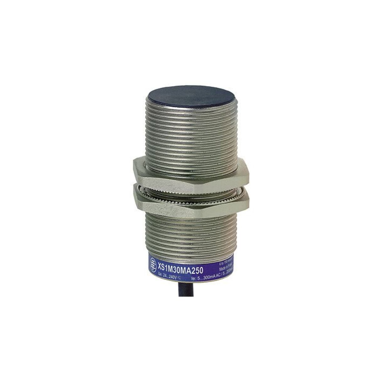 Sensor Indutivo Cilíndrico Roscado Sn=10Mm M30X1,50Mm Metálico 2 Fios 12-48Vcc Cabo 2M 1Na 1 Led - Telemecanique