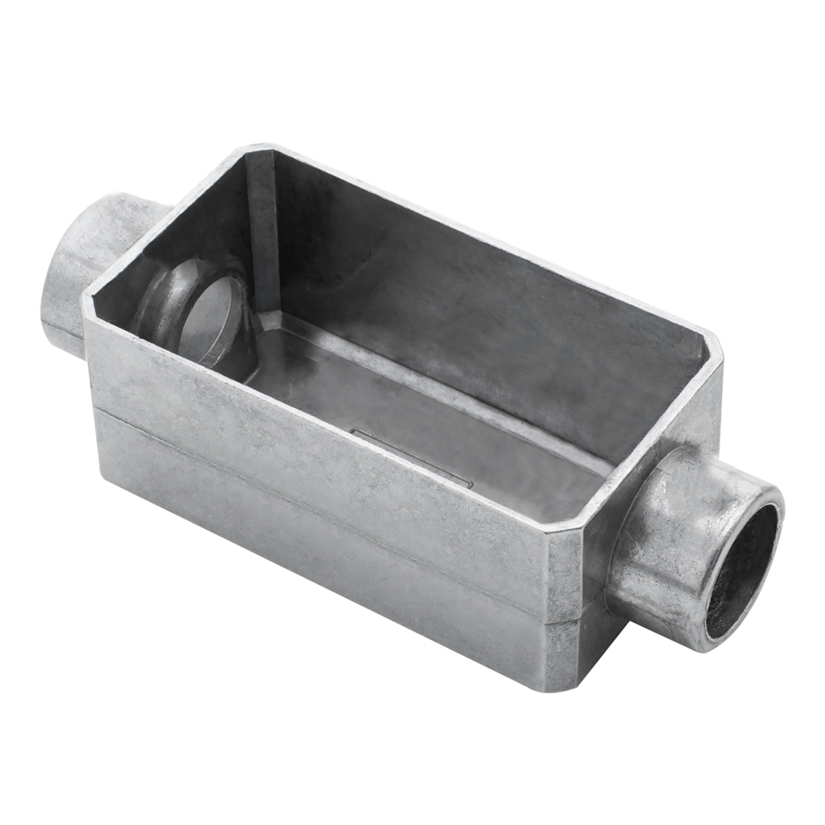 Condulete Alumínio Bipartido Tipo C 3/4 Polegadas/20Mm Sem Rosca Sem Pintura Com Vedação Instalação Ao Tempo Tgvp Ip54 Dgbt - Daisa