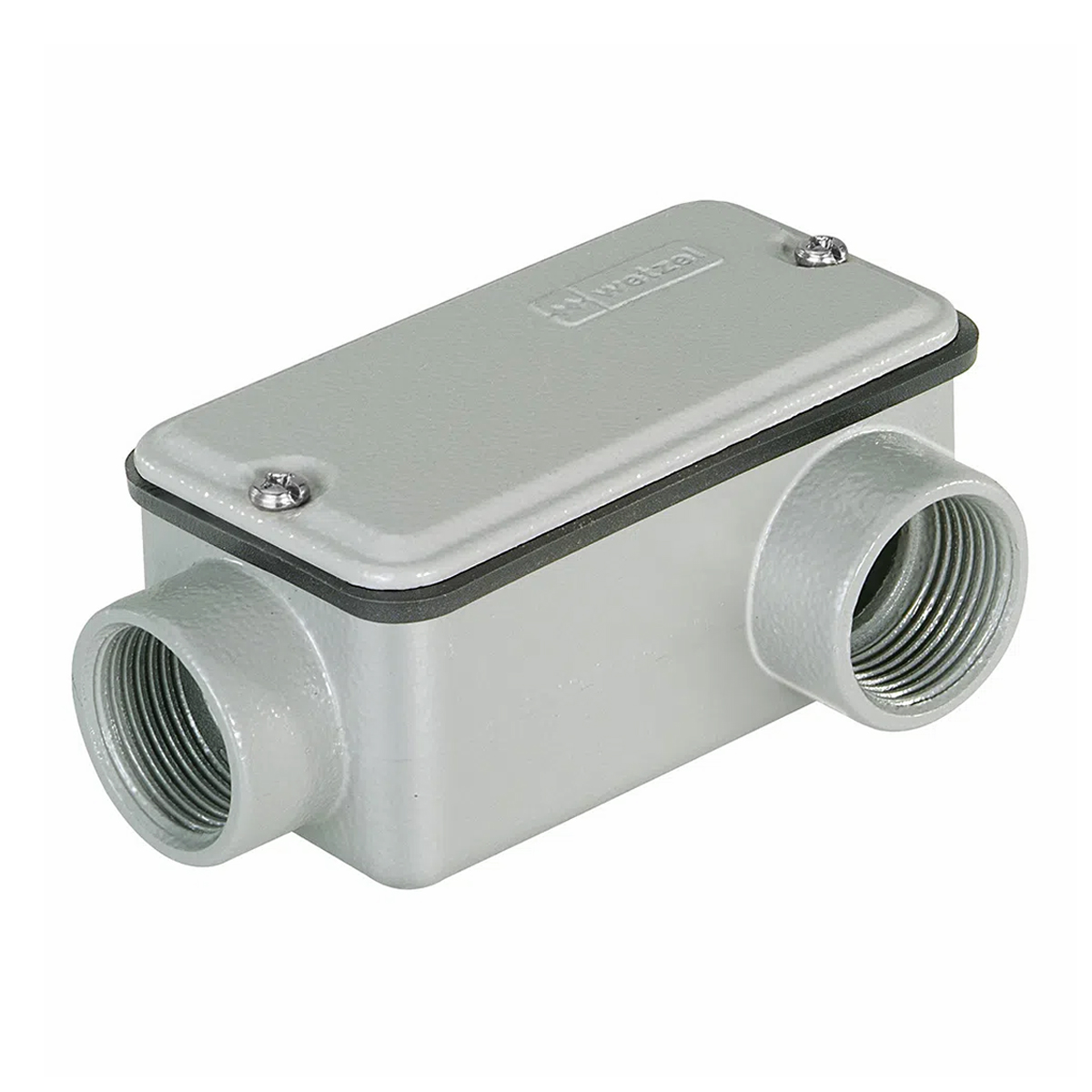 Condulete Alumínio Fixo Tipo Ll 2.1/2 Com Rosca Bsp Com Tampa Com Vedação Ip54 - Wetzel