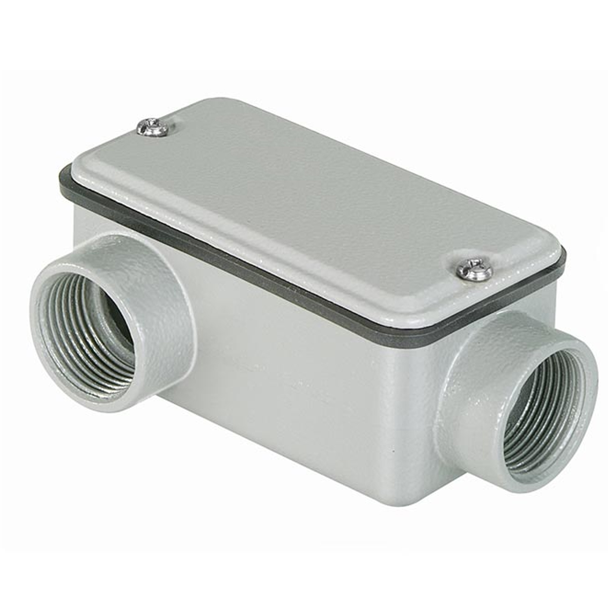 Condulete Alumínio Fixo Tipo Lr 2.1/2 Com Rosca Bsp Com Tampa Com Vedação Ip54 - Wetzel