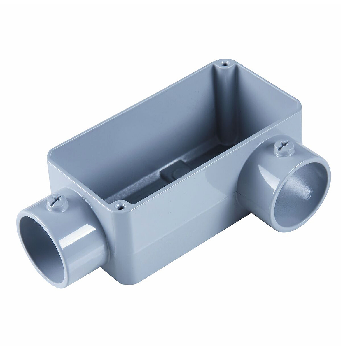 Condulete Alumínio Fixo Tipo Ll 1 Polegada Sem Rosca Sem Pintura Sem Tampa Sem Vedação - Tramontina