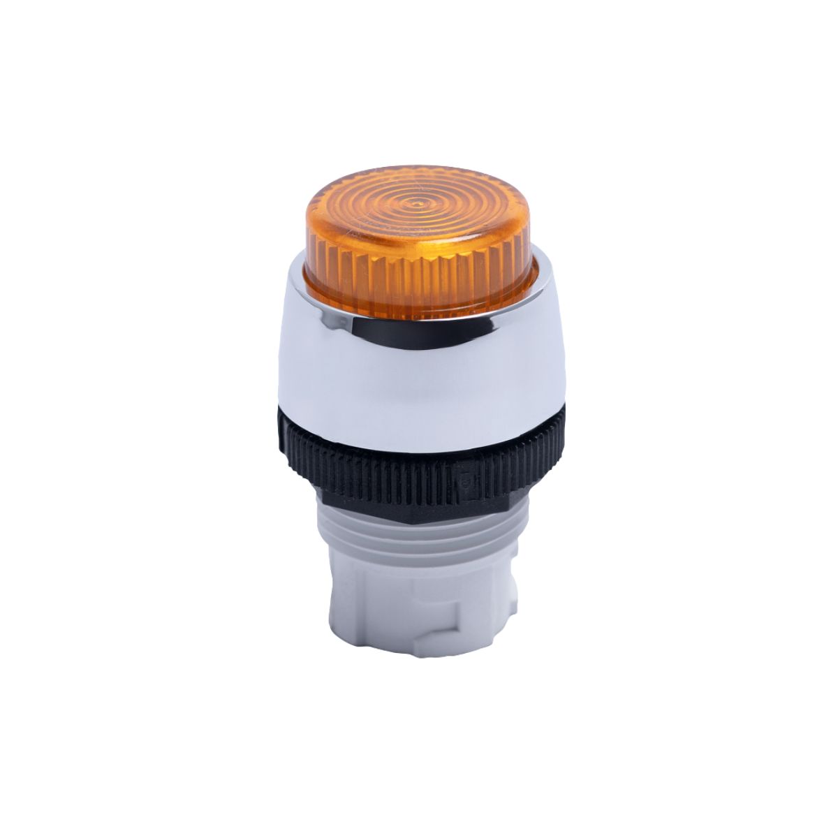 Botão Comando Pulsador Saliente Iluminado Redondo 22 mm Plástico Amarelo - Ace Schmersal