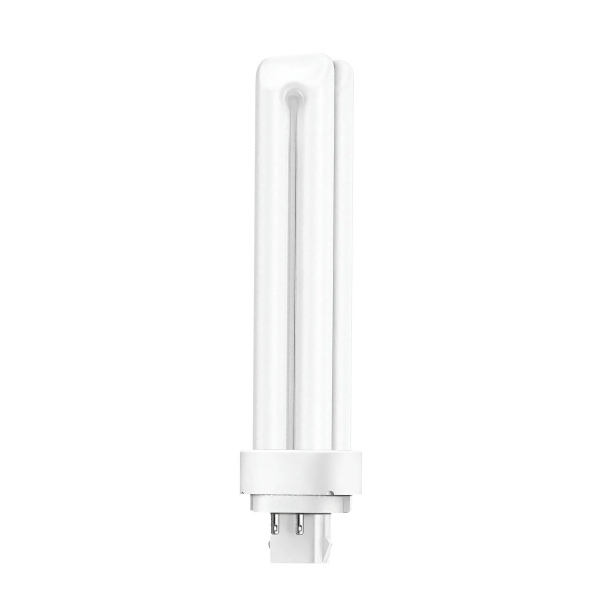 Lâmpada Fluorescente Compacta 2U 18W Não Integrada 4 Pinos G24Q-2 2700K Branco Quente Luz Amarela - Philips