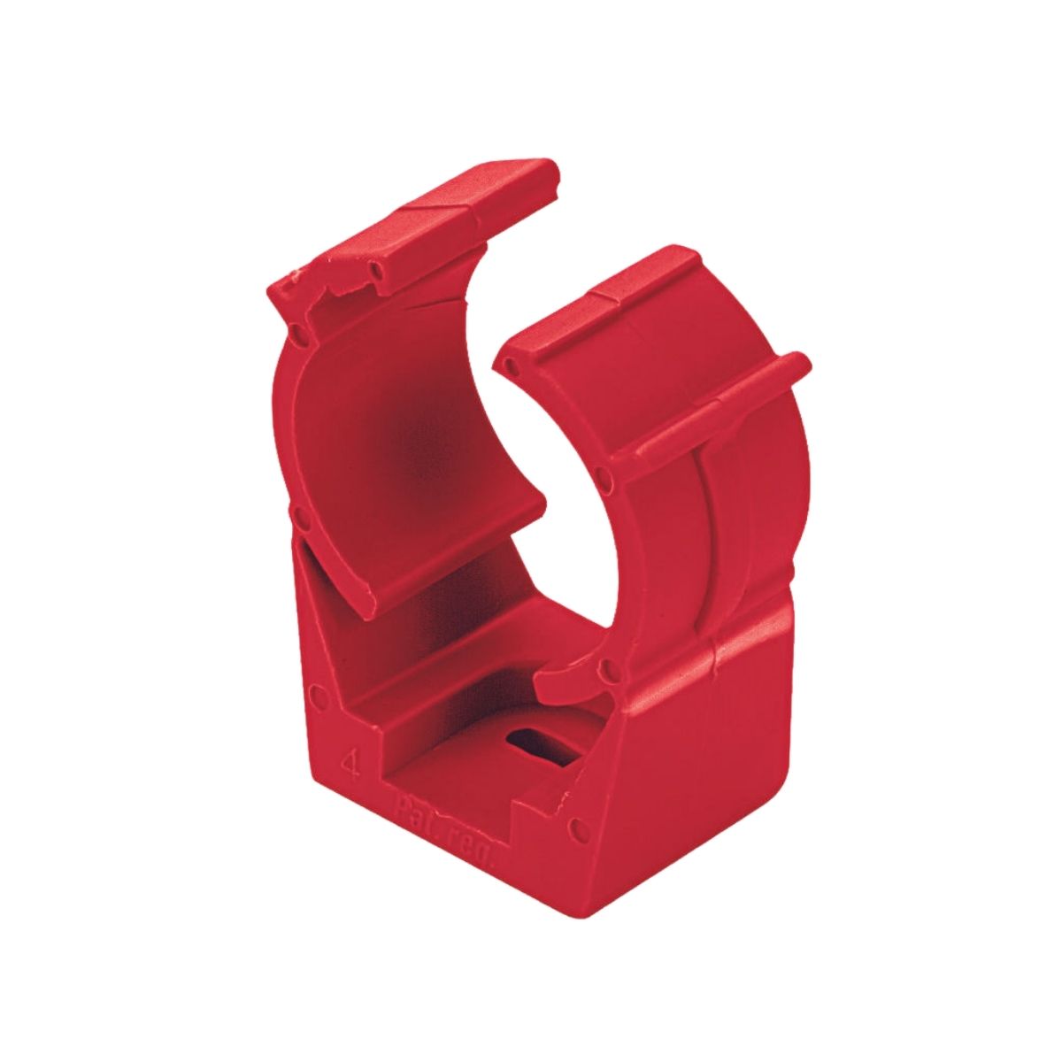 Braçadeira Eletroduto 1Pol Pvc Vermelho - Wetzel