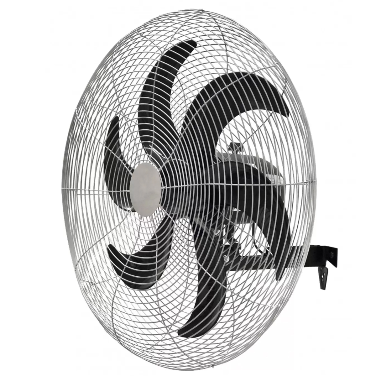 Ventilador Parede Linha VPL Bivolt 150W 65cm Grade Cromado Preto - Ventisilva