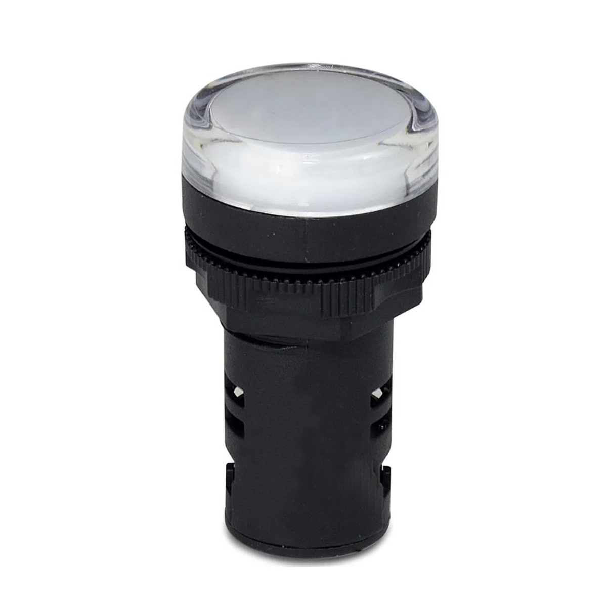 Sinaleiro Monobloco Redondo Plástico Branco 220Vca Led Ip66 Cew 22mm SM0-D23220VCA - WEG