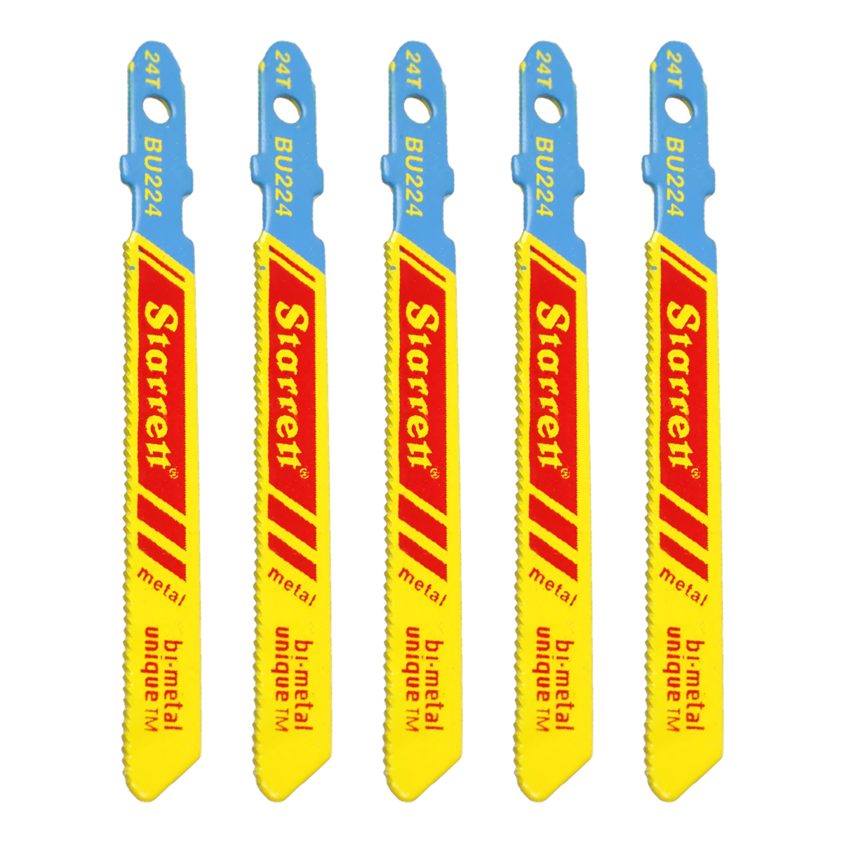 Lâmina Serra Tico-Tico Ondulada 24 Dentes 2 Polegada 50mm Com 5 Unidades - Starrett