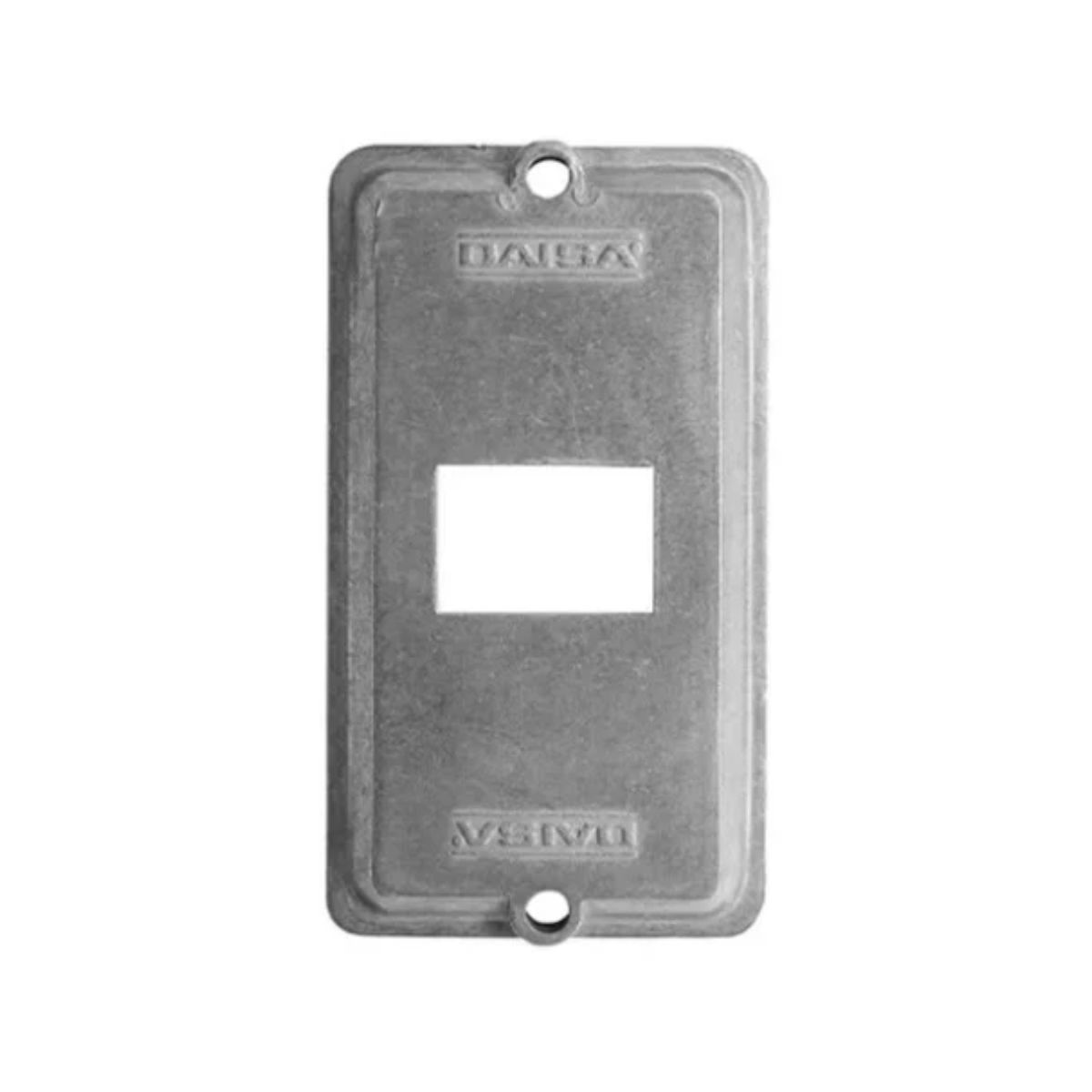 Tampa Condulete 1 Tom Rj11/Rj45 Alumínio 1Pol S/Pintura S/Vedação - Daisa