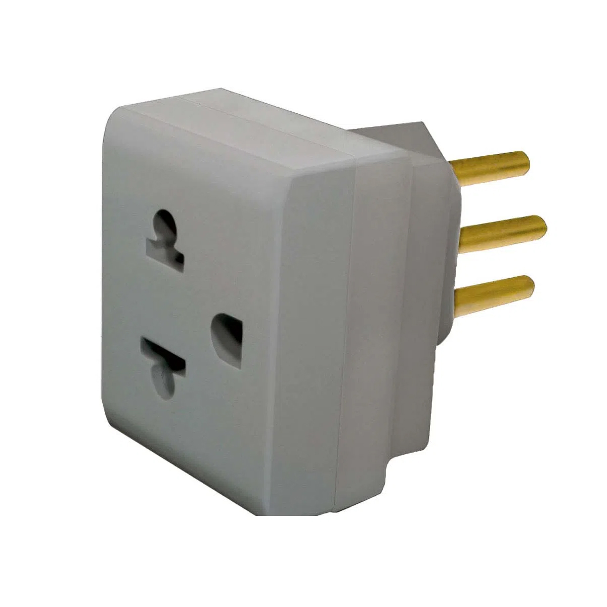 Adaptador Padrão Brasileiro 250V 10A Nbr14136 Cinza - Pial