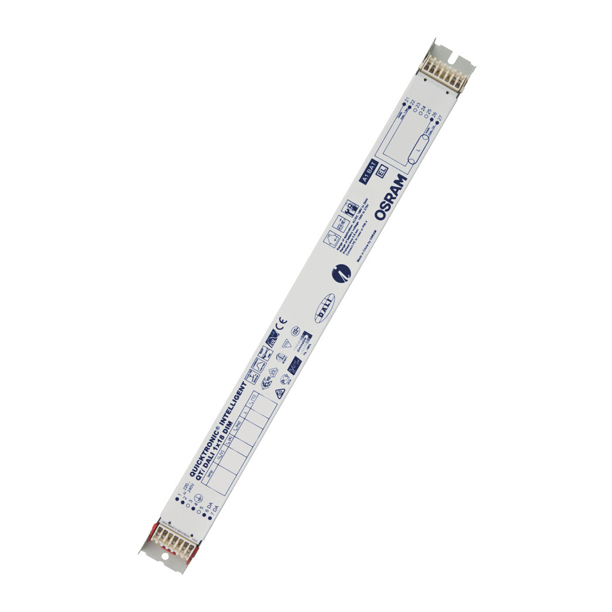 Reator Eletrônico Quicktronic 1X 16/18W 220/240V Dimerizado Lâmpada Fluorescente T8 - Osram/Ledvance