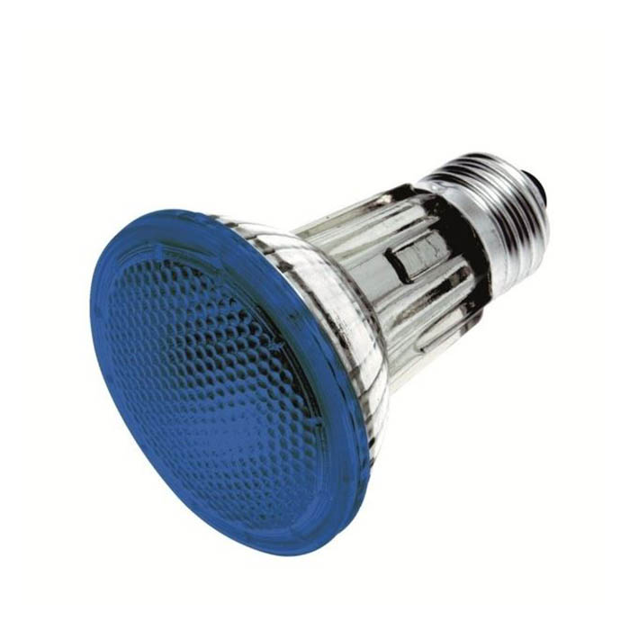 Lâmpada Halógena Par20 50W 220V E27 Azul 30G - Ourolux
