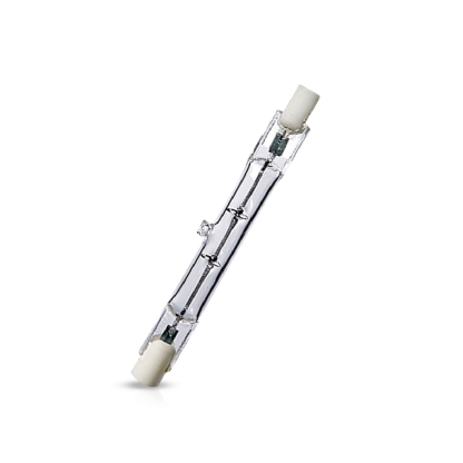 Lâmpada Halógena Palito 150W 220V R7S Luz Amarela 78Mm - Ourolux