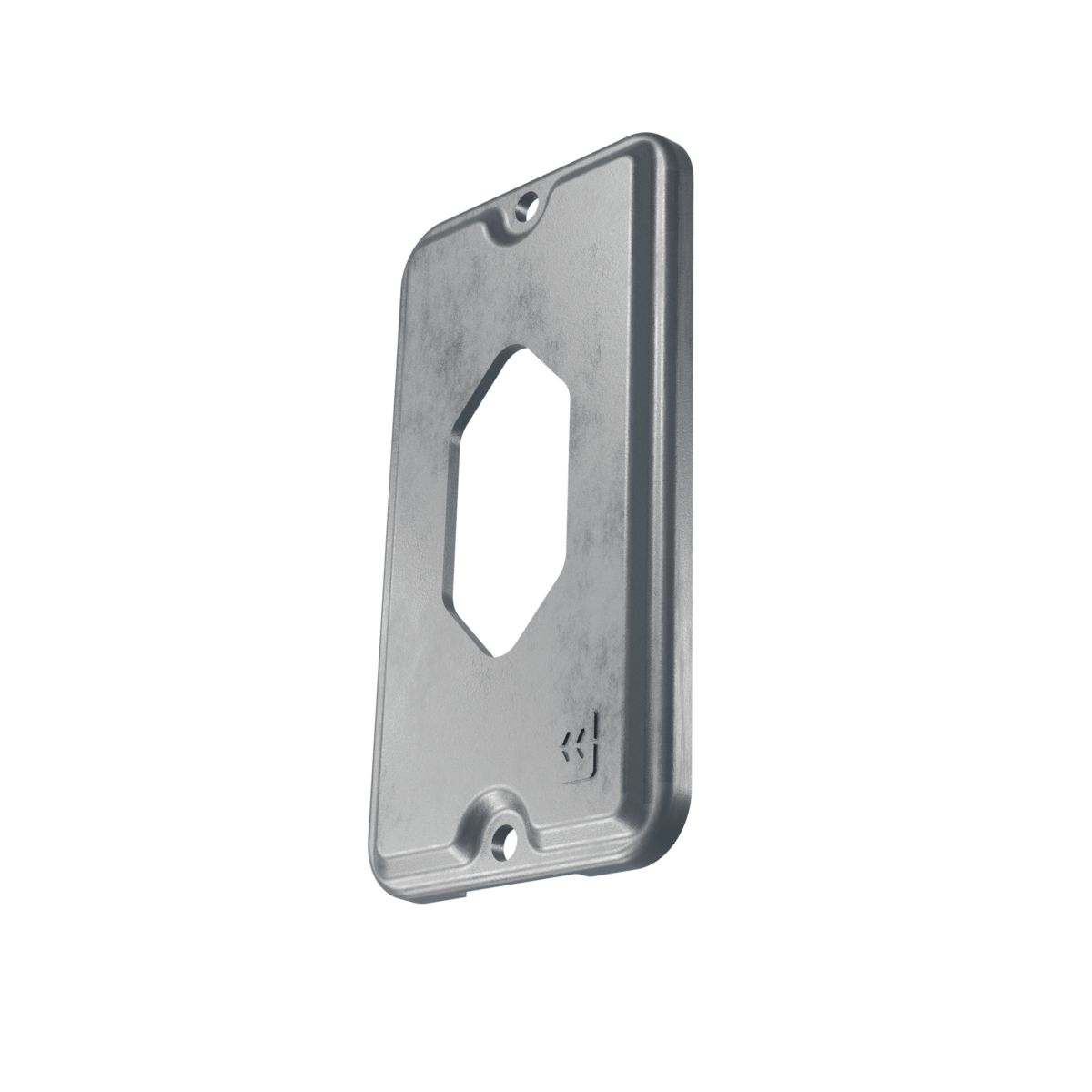 Tampa Condulete 1 Tom Hexagonal Vertical Alumínio 1/2-3/4 S/Pintura S/Vedação - Wetzel