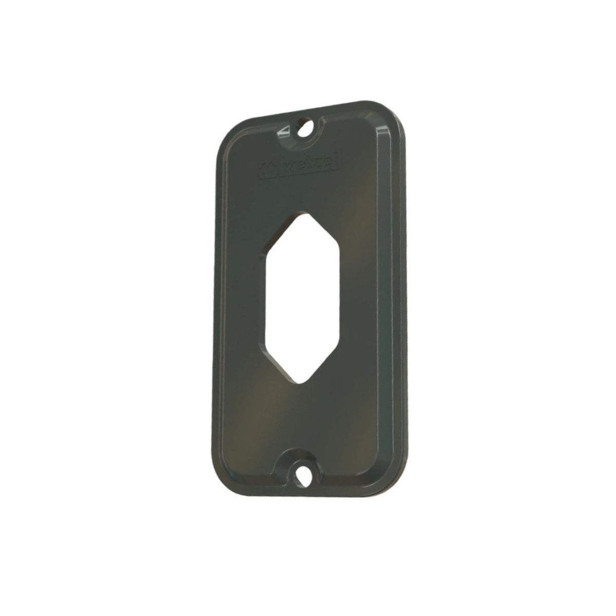Tampa Condulete 1 Tom Hexagonal Vertical Pvc 1/2-3/4 Cz S/Vedação - Wetzel