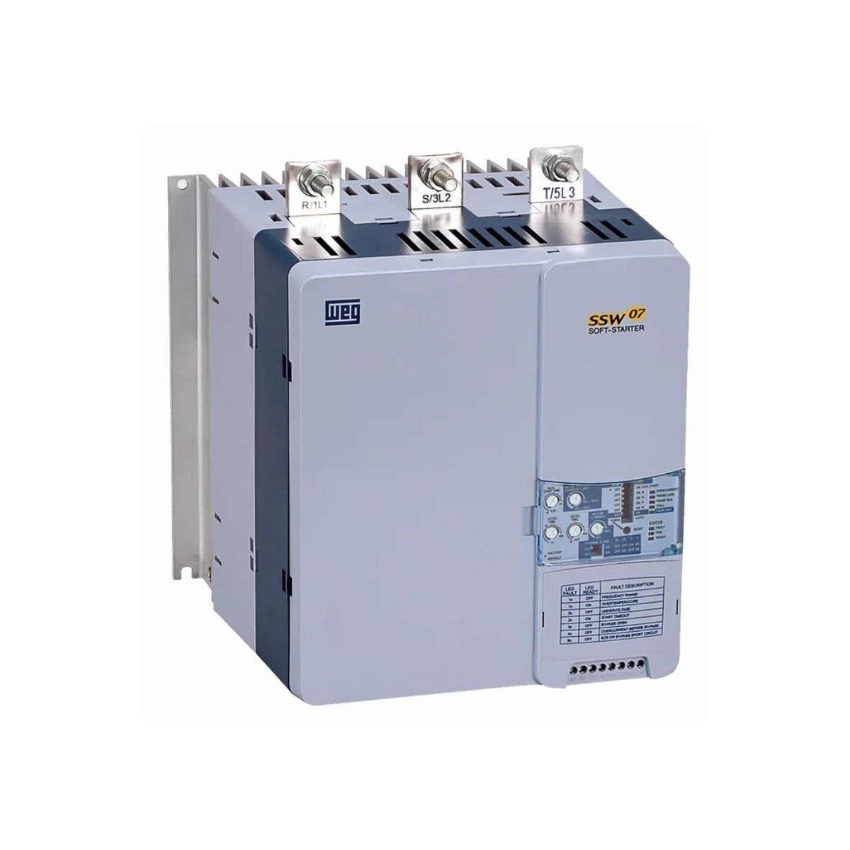 Chave Partida Softstarter Trifásico 200A 94-264V 150Kw Ip00 - Weg