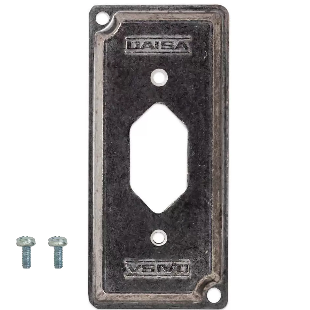 Tampa Alumínio Para Condulete 1 Polegada 1 Posto Sem Pintura Sem Vedação TM100+H - Daisa