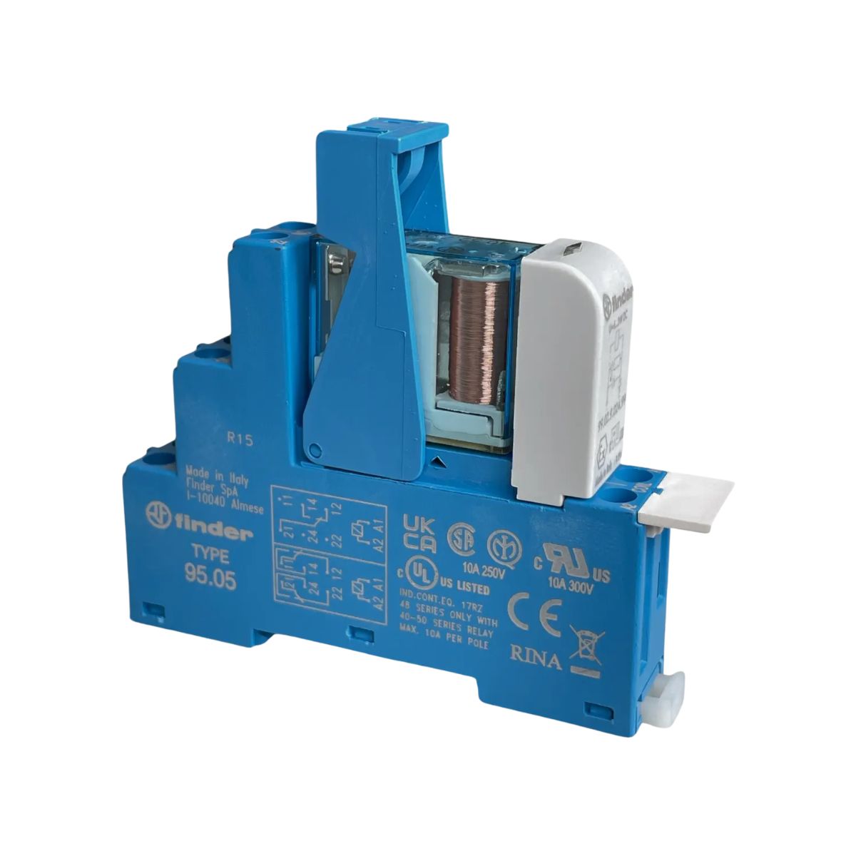 Rele Interface Acoplado 8a 24vcc 2rev (dpdt)
