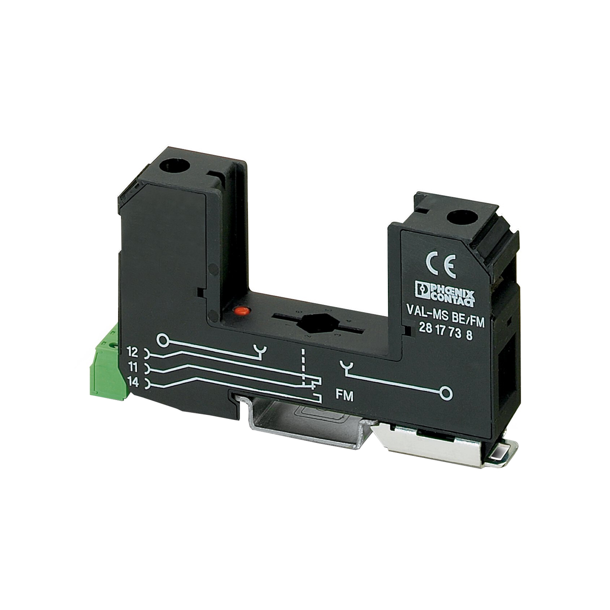 Base Para Protetor De Nível II Com Relé Auxiliar Val-MSBE/FM VAL-MS BE/FM - Phoenix