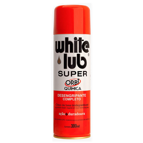 Spray Lubrificante White Lub Multiuso Lata Com 300ml Desengripante E Protetivo - Orbi Quimica